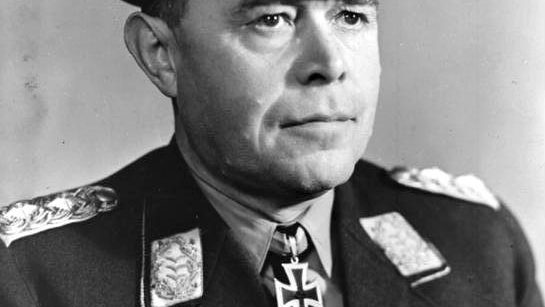 German Field Marshal Albert Kesselring, photographed in 1940 wearing the Knight's Cross