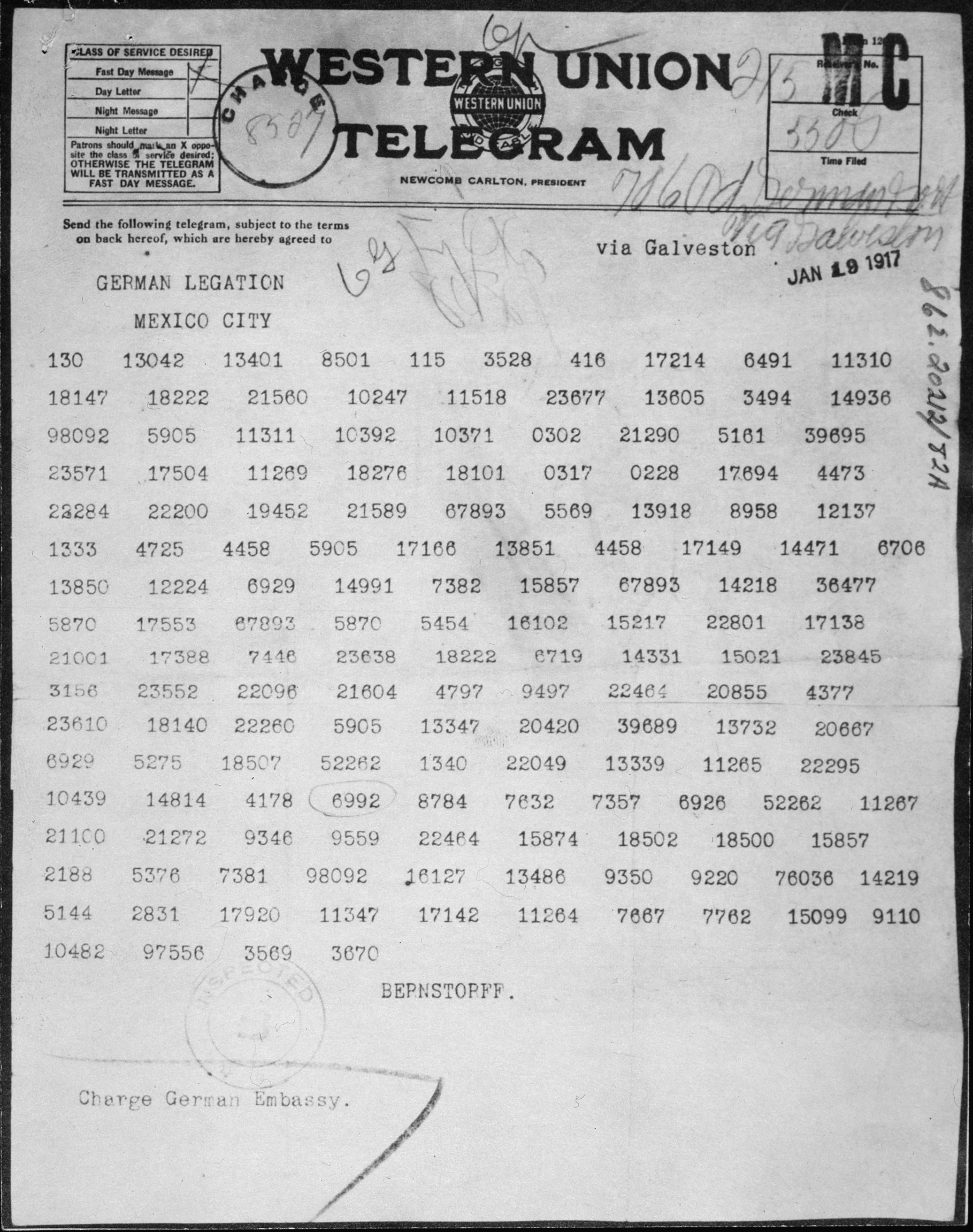 The Zimmermann Telegram: The Decoded Cable That Pushed America Into World War I